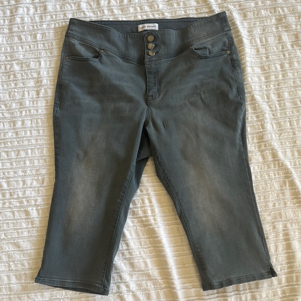 Lane Bryant High Rise Jegging Crop Jeans sz 18